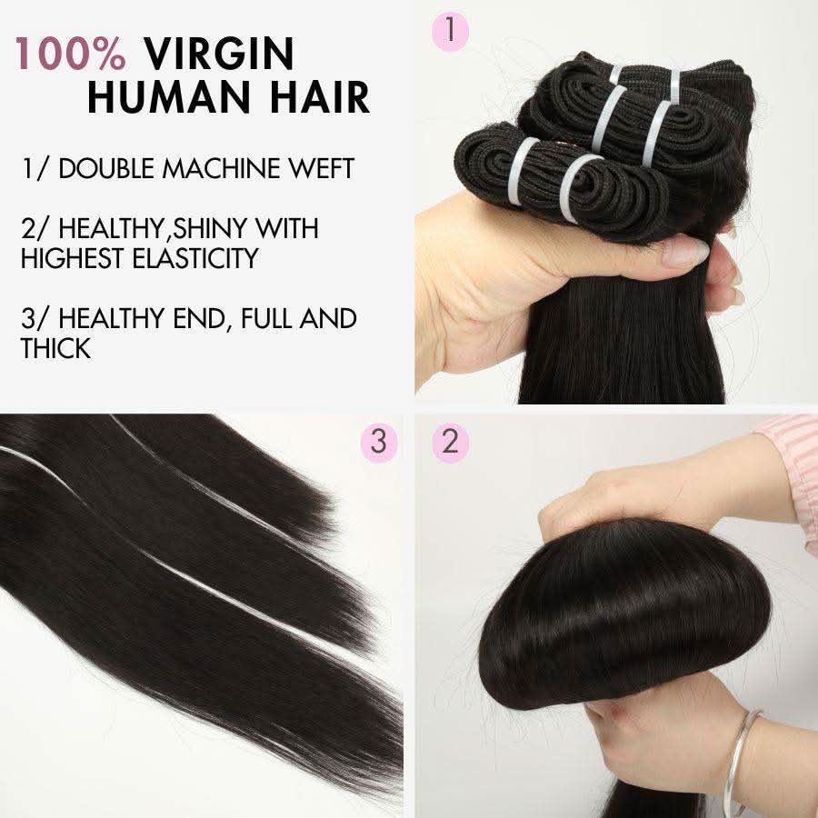 WOWANGEL 13x4 Skinlike Real HD Lace Frontal with 3 Bundles Body Wave - Image 5