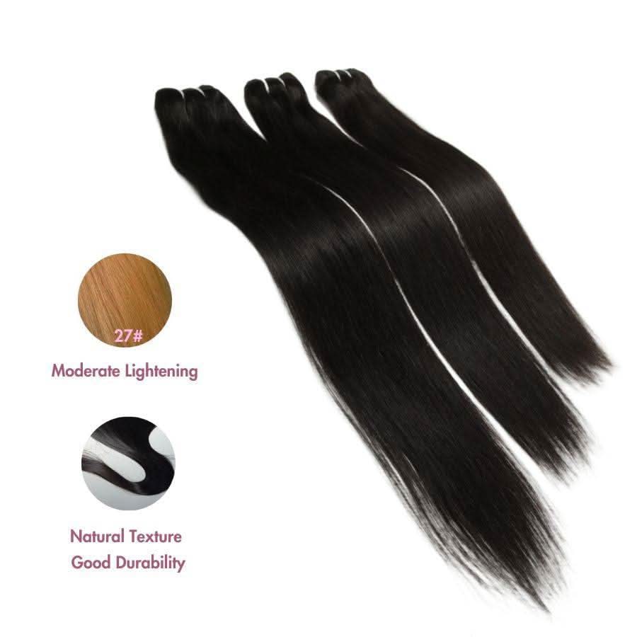 WOWANGEL 2x6 Skinlike Real HD Lace Closure with 3 Bundles Straight - Image 3