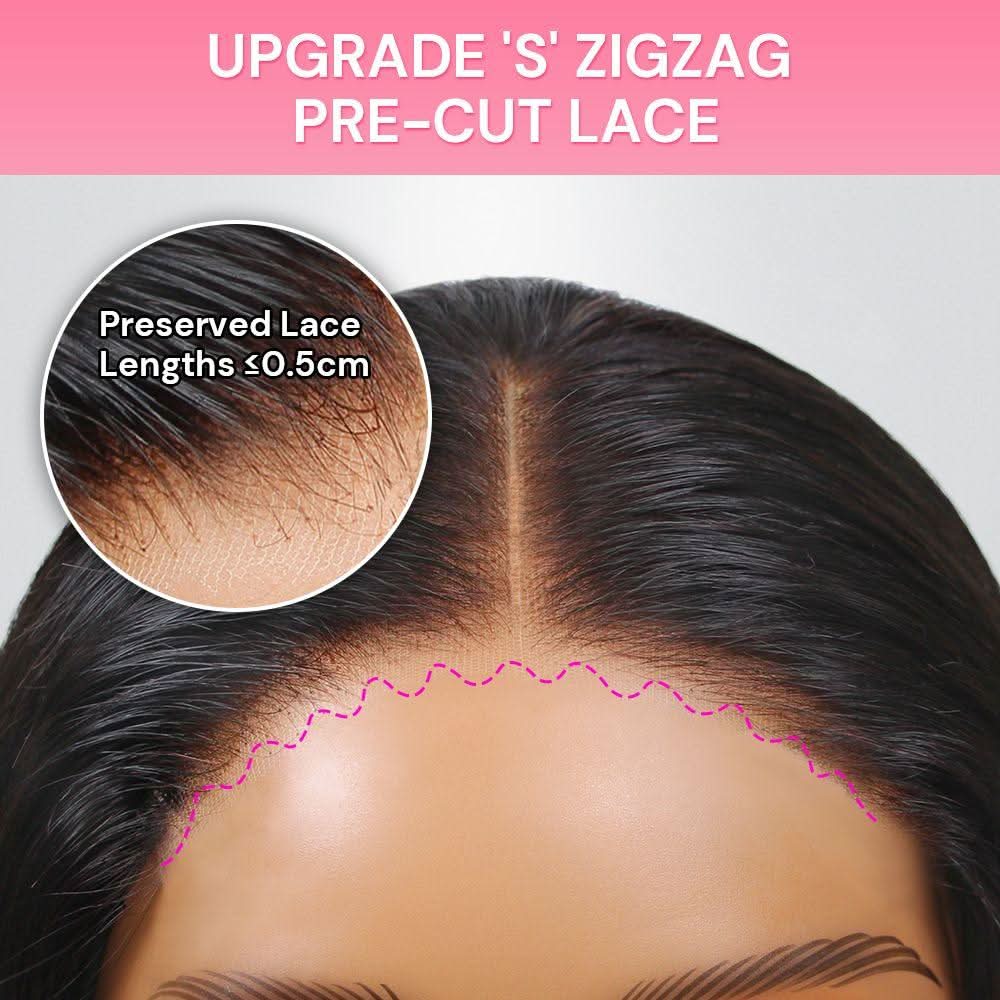 WOWANGEL Wear to Go 5x5 Skinlike Real HD Lace Closure Wig Curly BOB Glueless Install - Image 5