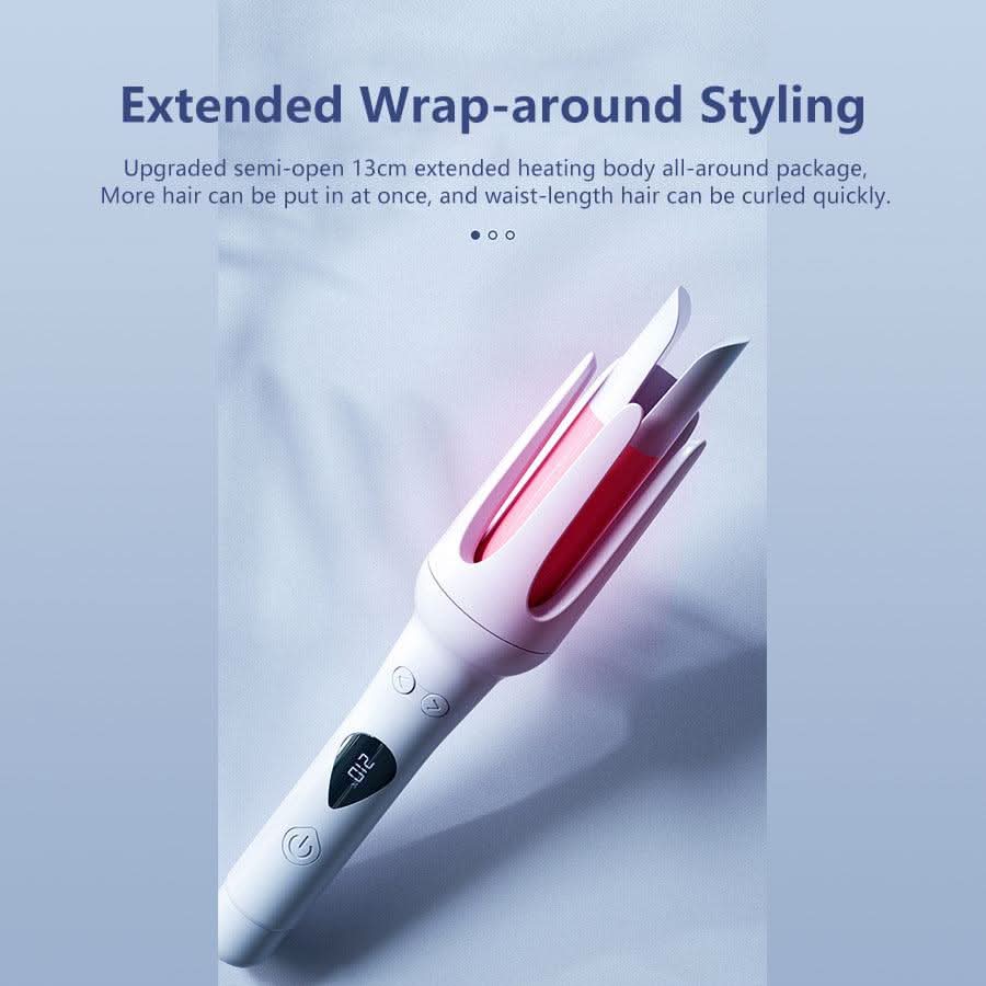 WOWANGEL Automatic Curling Iron Wand Curling, Auto Spin Iron Hair Curler - Image 7