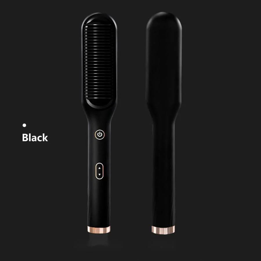 WOWANGEL Hair Straightener Brush, Heat Brush Straightener for Women | Flat Iron Comb - Image 8