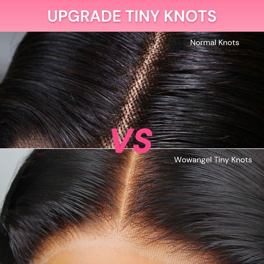 WOWANGEL Highlight Straight Short Bob Wig 5x5 HD Lace Closure Glueless Wig - Image 7