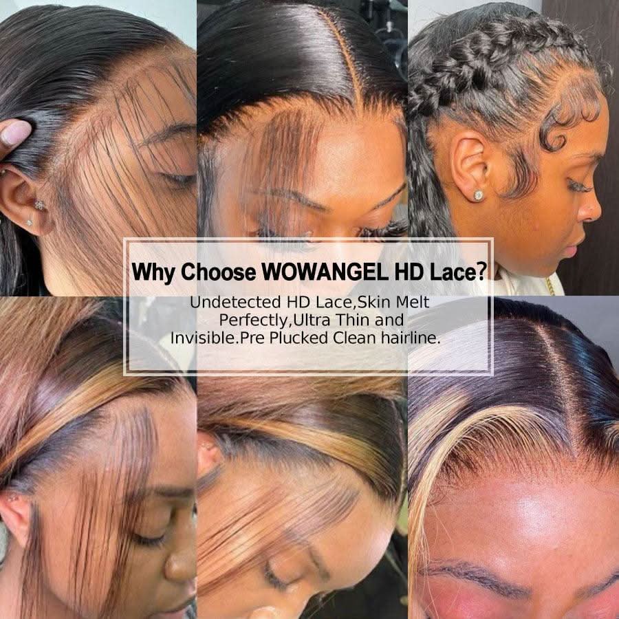 WOWANGEL Curly Pixie Skinlike Real HD Full Lace Wig Short Cut Wig - Image 5